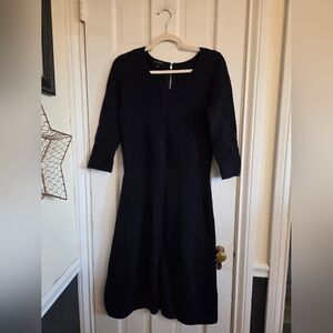 Talbots Classic Navy Sweater Dress